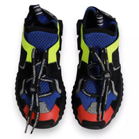 Dolce & Gabbana Multicolor Mesh Sorrento Trekking Sneakers Women's Shoes