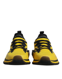 Dolce & Gabbana Yellow SORRENTO Sport Stretch Sneakers Men's Shoes