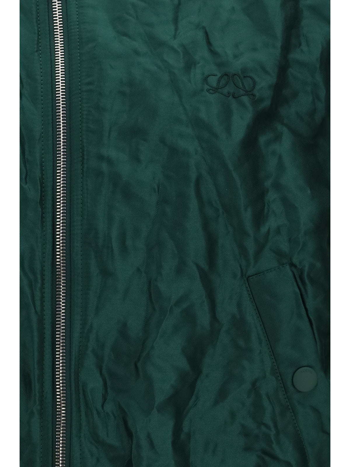Loewe Women Technical Fabric Bomber Jacket