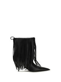 BALENCIAGA Balenciaga Women Avenue Fringe Ankle Boots