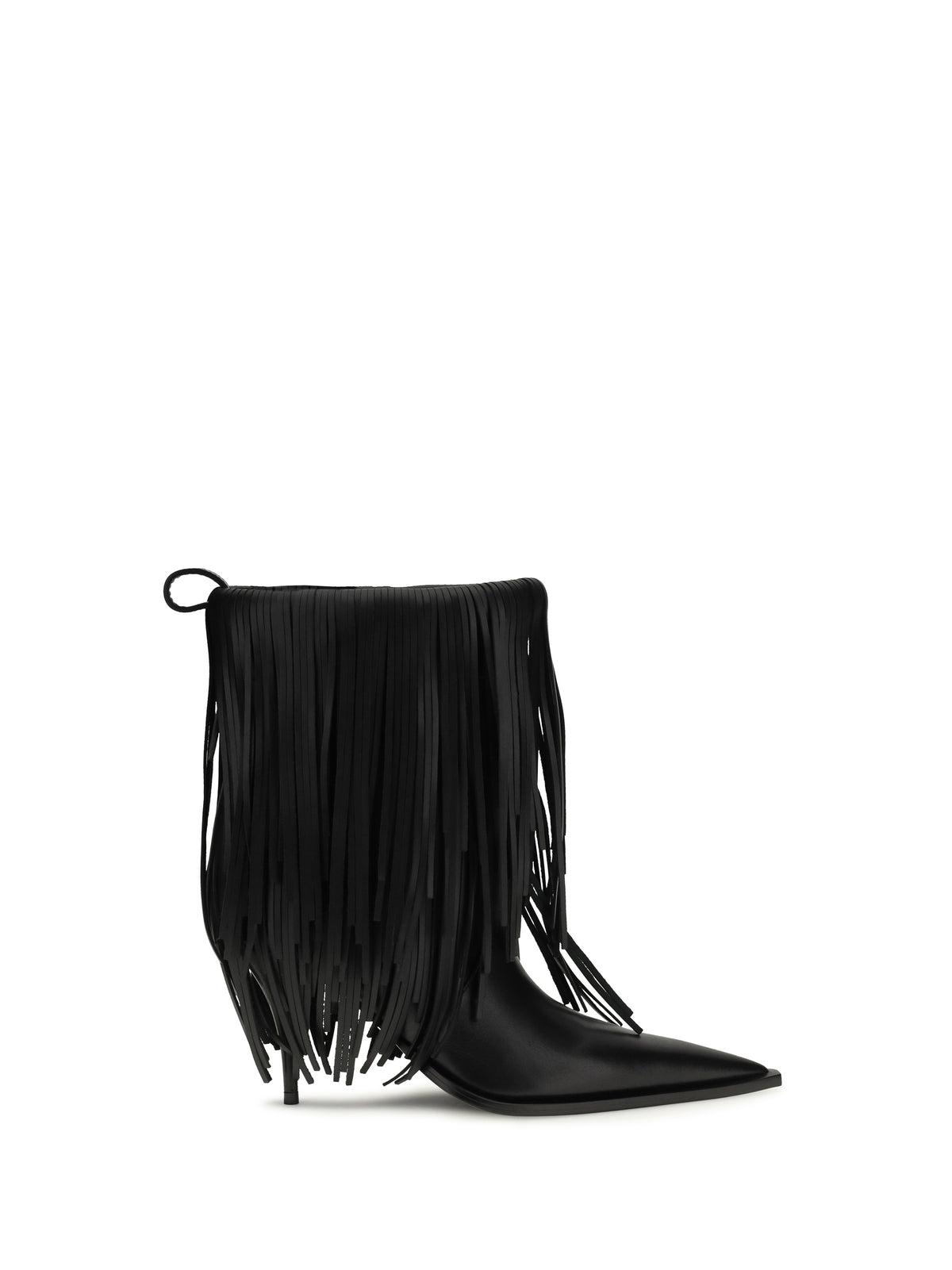 BALENCIAGA Balenciaga Women Avenue Fringe Ankle Boots