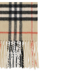 BURBERRY Burberry Men Thin Cashmere Check Scarf