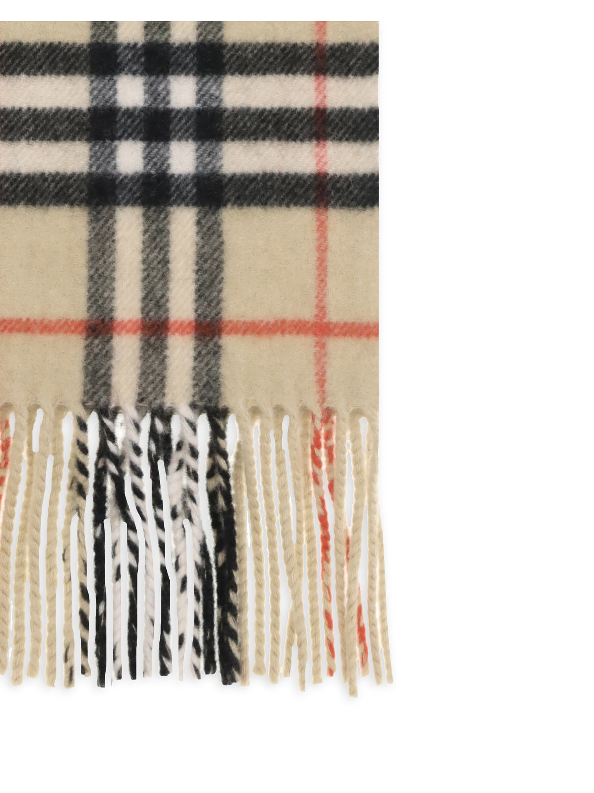 BURBERRY Burberry Men Thin Cashmere Check Scarf