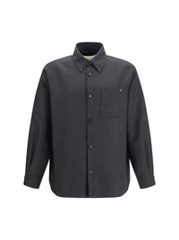 Valentino Men Vlogo Wool Blend Jacket