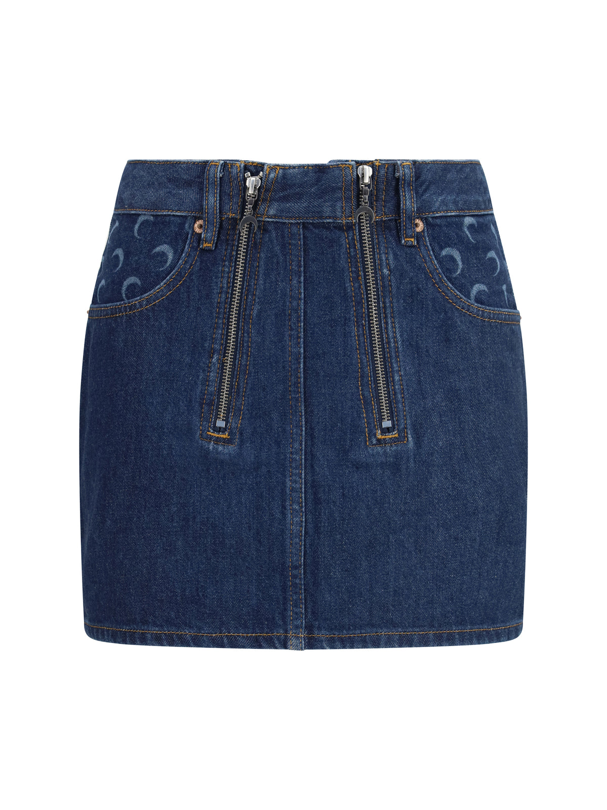 Marine Serre Women Zipped Mini Skirt