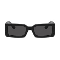 Dolce & Gabbana Sunglasses Rectangle Full Rim, Black Frame and Dark Grey Lens DG4447B501/87