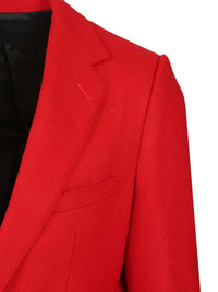 Celine Men Tailored Blazer In Lined Wool Flannel