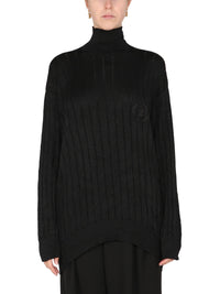 Balenciaga Women Oversized Turtleneck Pullover