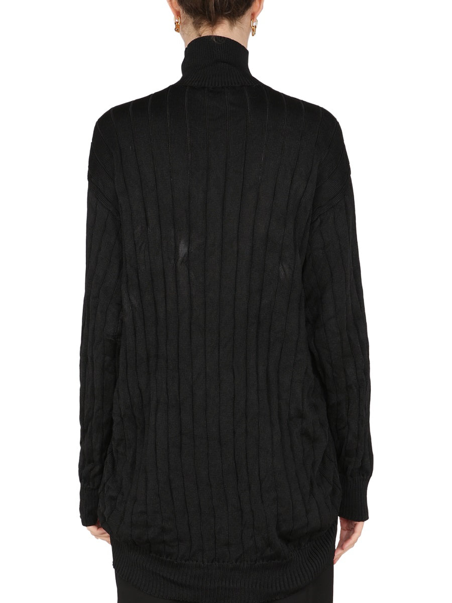 Balenciaga Women Oversized Turtleneck Pullover