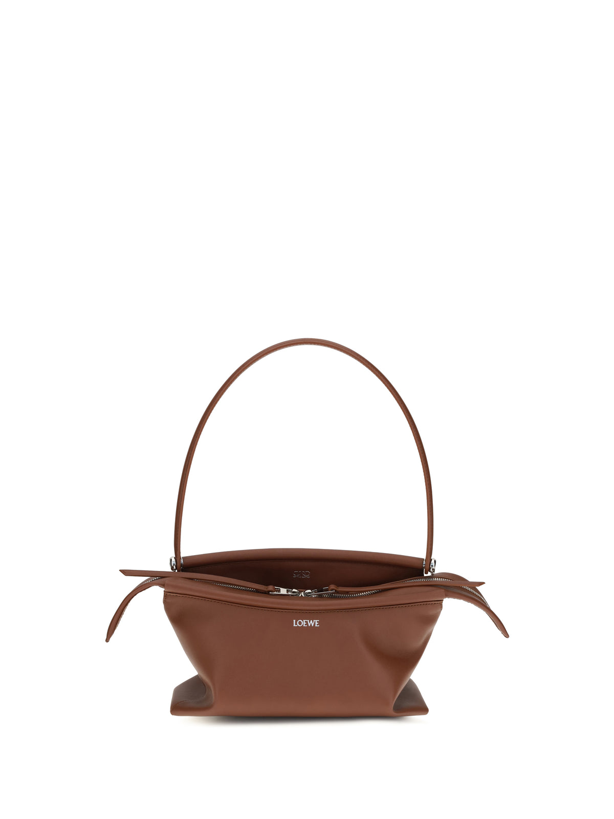 Loewe Women Whisker Glazed Calfskin Shoulder Bag
