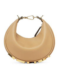 Fendi Women Fendigraphy Mini In Honey Leather