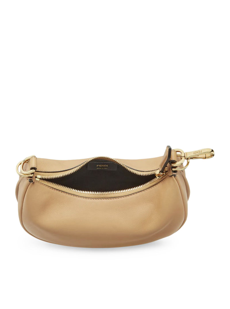 Fendi Women Fendigraphy Mini In Honey Leather