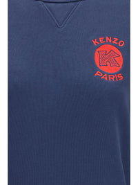 KENZO Kenzo Women Kenzo Paris Emblem Embroidered Cotton Sweatshirt