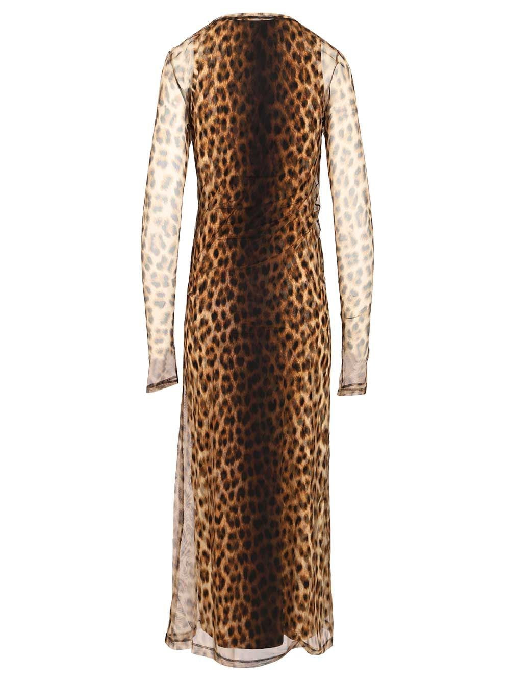 Sportmax Women Animal Print Fitted Dress