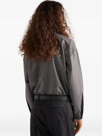 Prada Men Wool Shirt Jacket