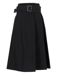 Loewe Women Technical Cotton Fabric Skirt