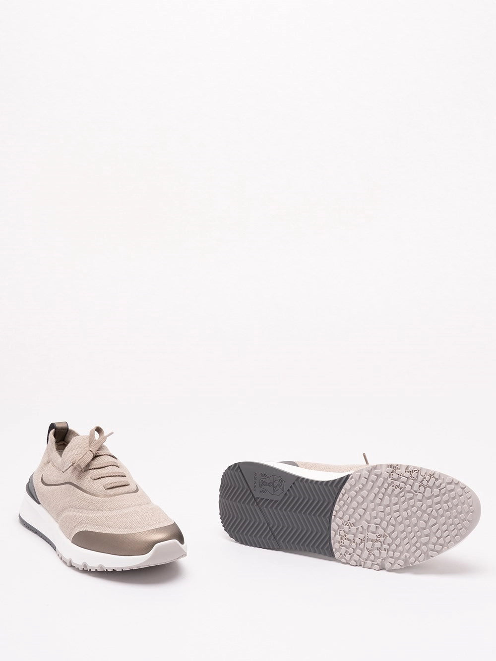 Brunello Cucinelli Men Knit Sneakers