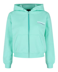 Balenciaga Womens Political Campaign Zip-Up Hoodie