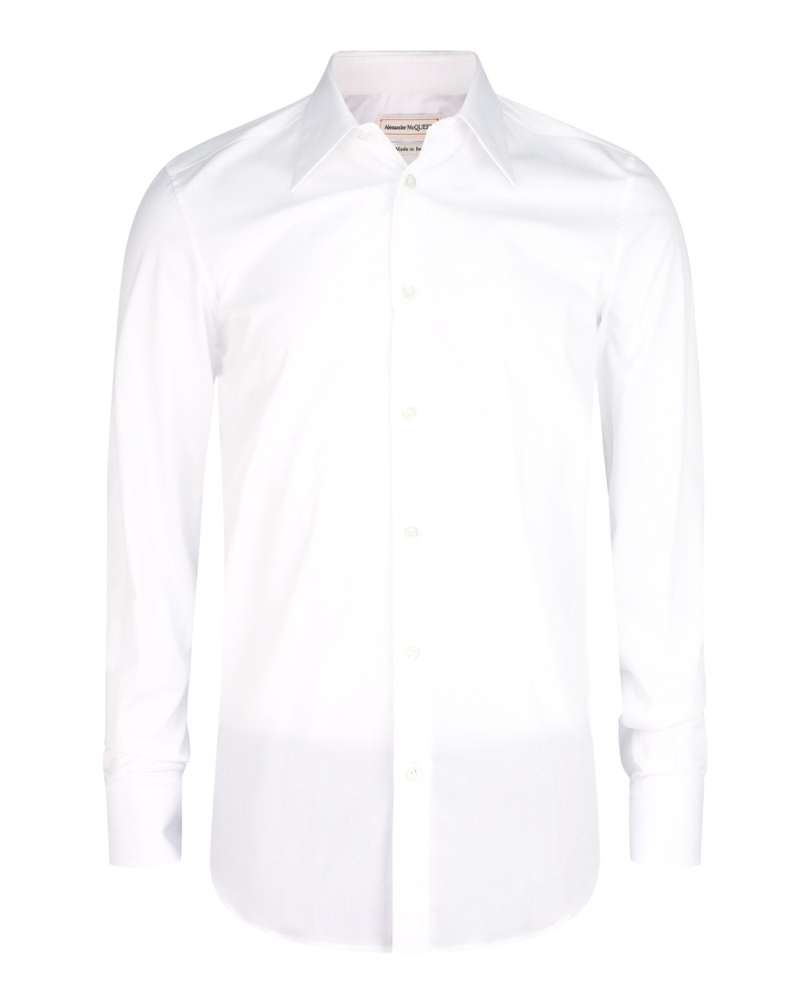 Alexander McQueen Mens Classic Slim-Fit Dress Shirt