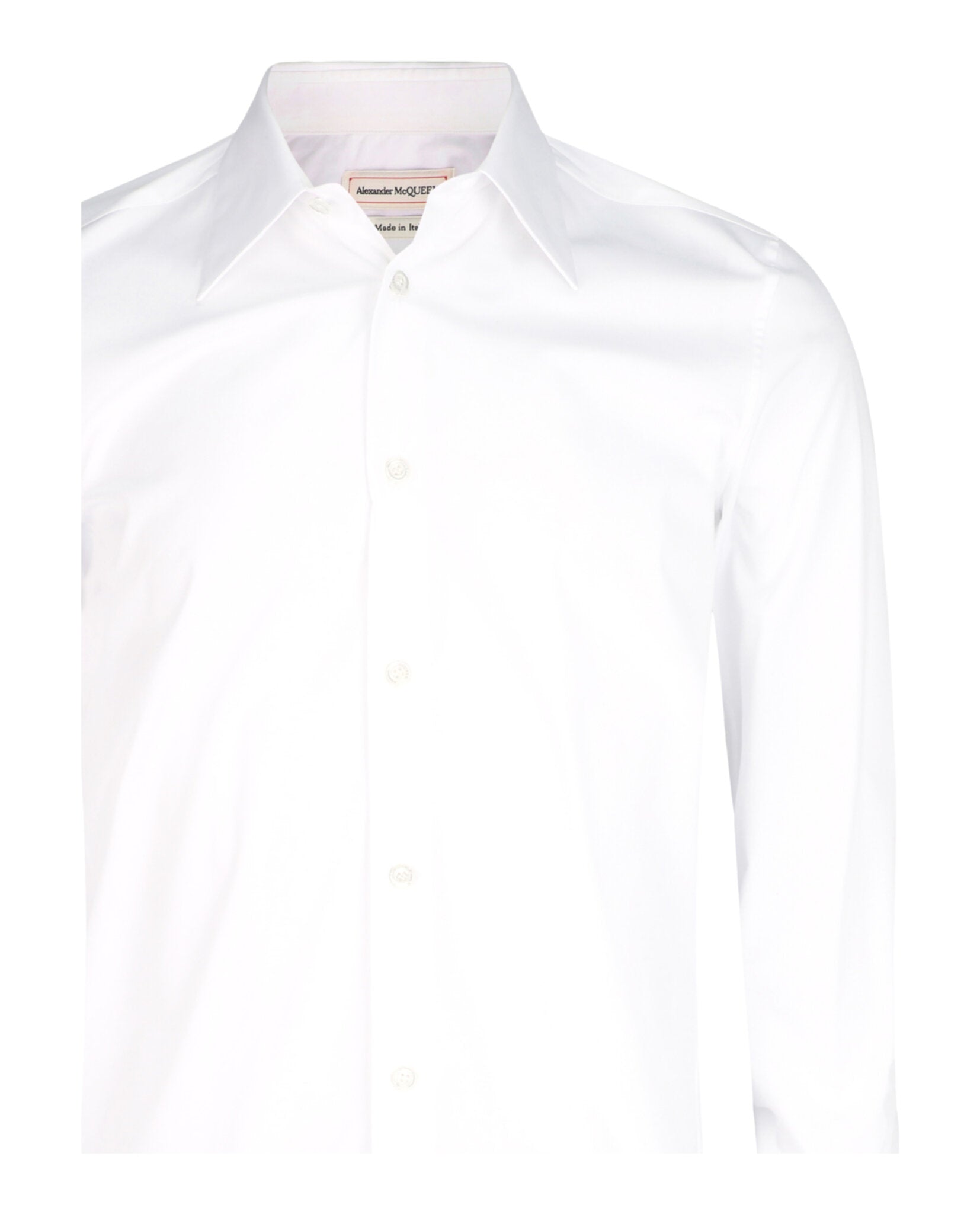 Alexander McQueen Mens Classic Slim-Fit Dress Shirt