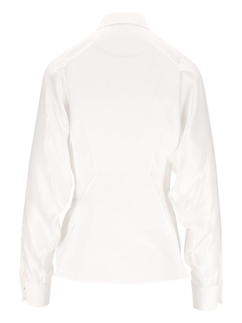 Versace Women Cotton Poplin Shirt With Embroidered Collar
