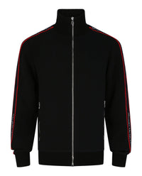 Alexander McQueen Mens Logo Tape Track Jacket