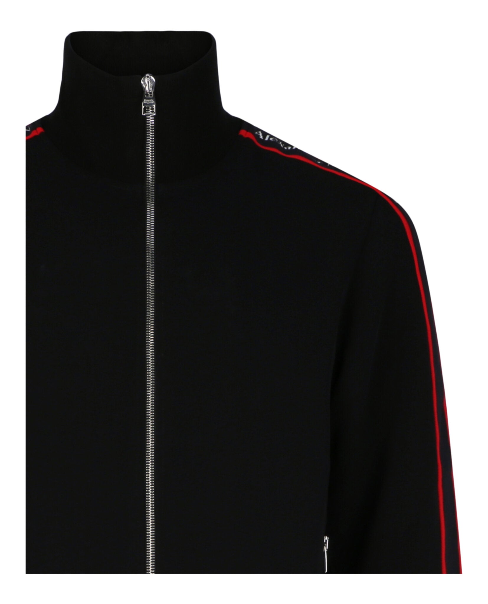 Alexander McQueen Mens Logo Tape Track Jacket