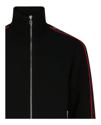 Alexander McQueen Mens Logo Tape Track Jacket