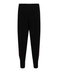 Alexander McQueen Mens Logo Tape Joggers Black