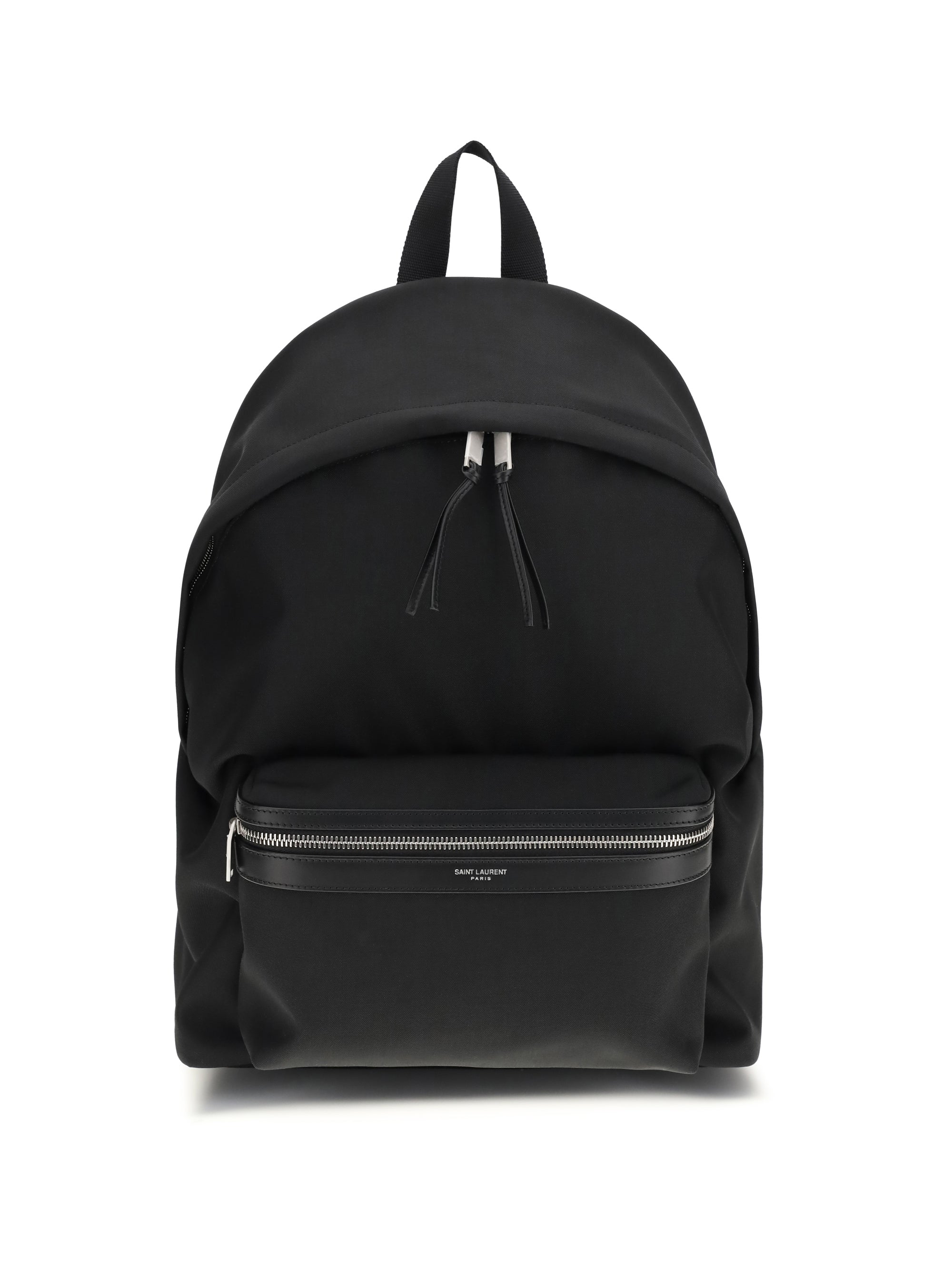 SAINT LAURENT Saint Laurent Men City Backpack In Leather And Nylon