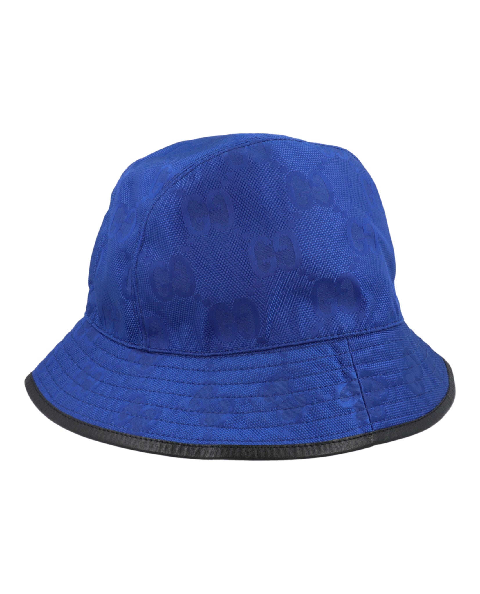 Gucci Mens GG Monogram Bucket Hat