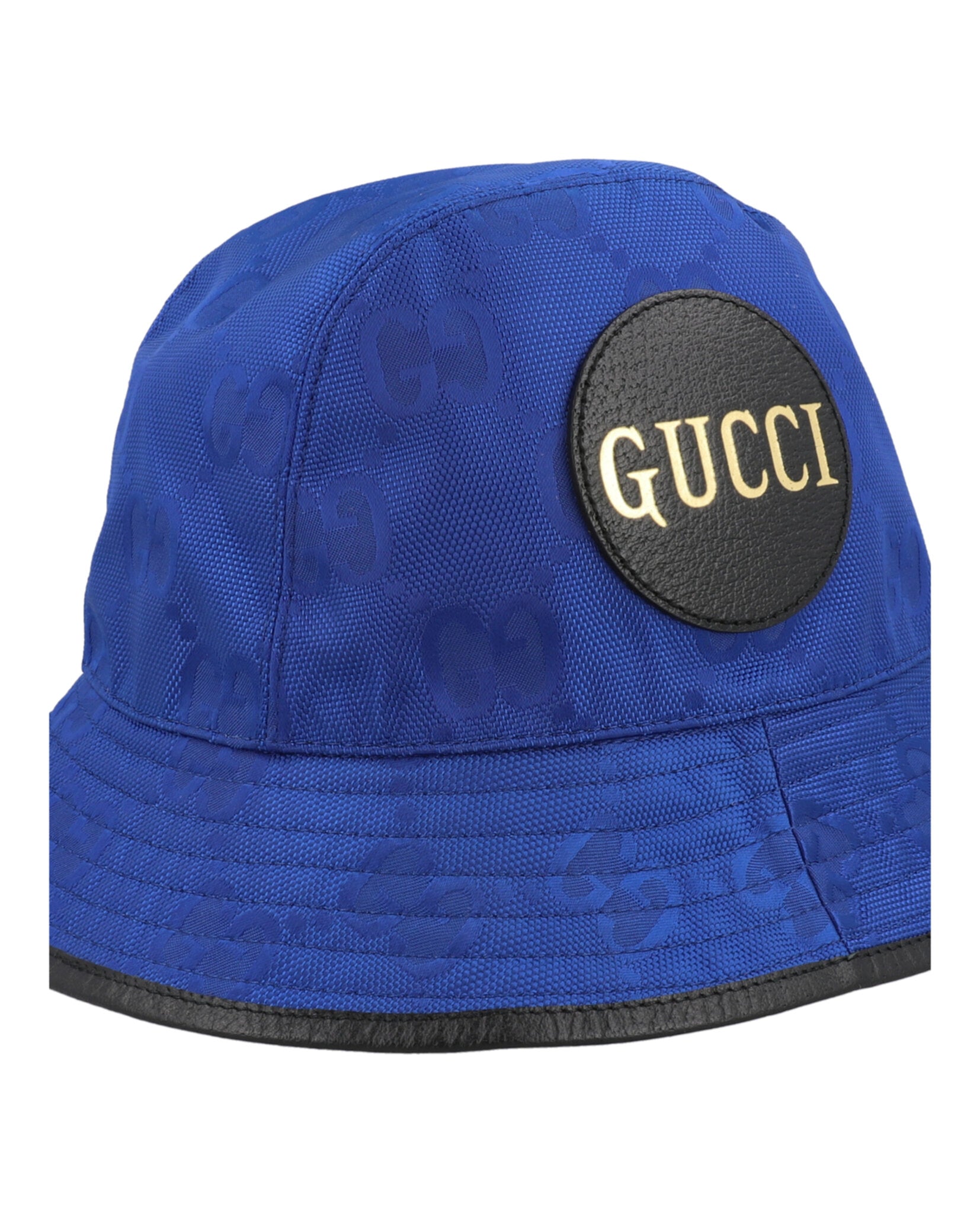 Gucci Mens GG Monogram Bucket Hat