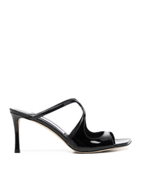 Jimmy Choo Women Anise 75Mm Shiny Leather Sandals
