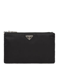 Prada Men Re-Nylon And Saffiano Pouch