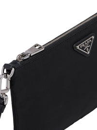 Prada Men Re-Nylon And Saffiano Pouch
