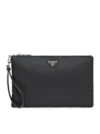 Prada Prada Men Re-Nylon Pouch In Saffiano