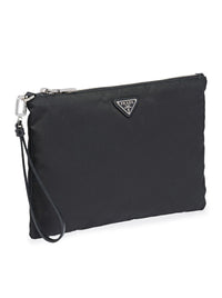 Prada Prada Men Re-Nylon Pouch In Saffiano