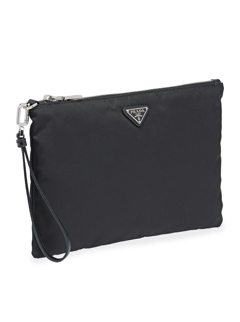 Prada Prada Men Re-Nylon Pouch In Saffiano