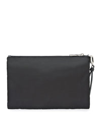 Prada Prada Men Re-Nylon Pouch In Saffiano