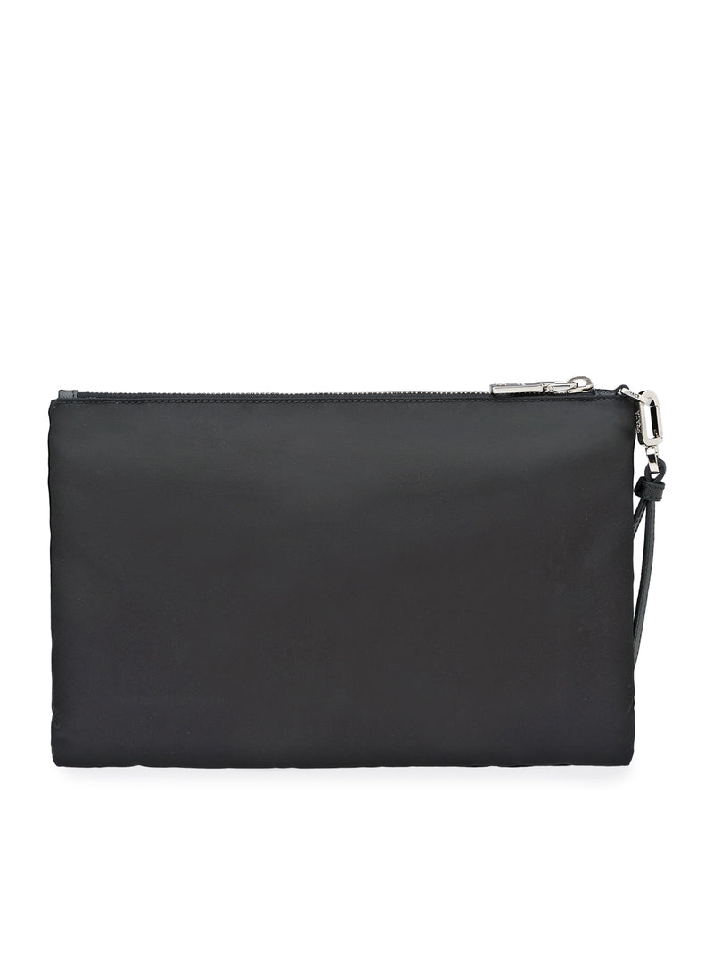 Prada Prada Men Re-Nylon Pouch In Saffiano