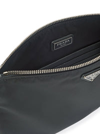 Prada Prada Men Re-Nylon Pouch In Saffiano