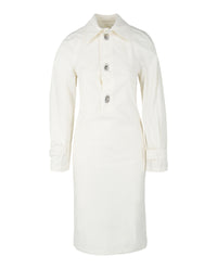 Bottega Veneta Womens Collared Shirt Dress