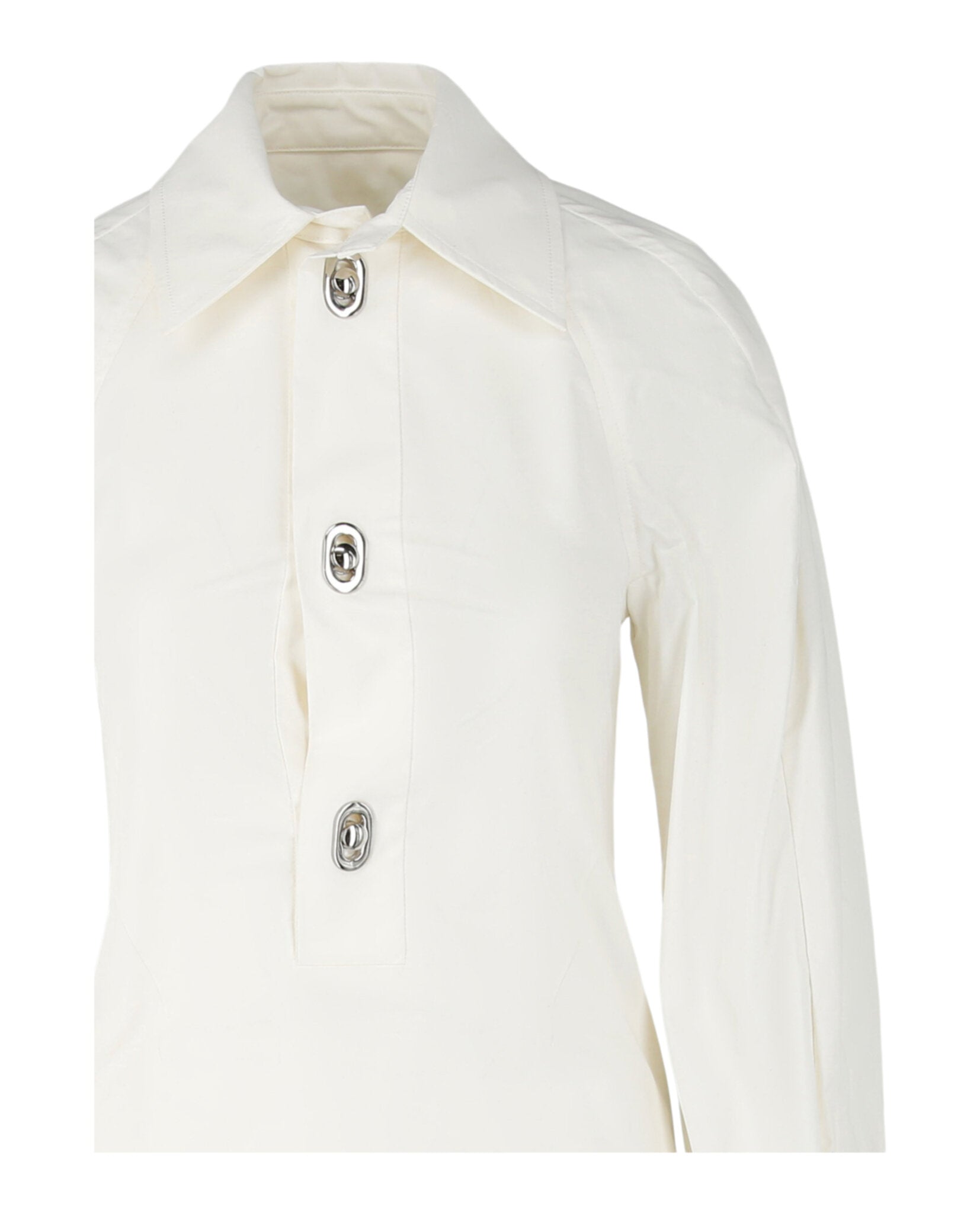 Bottega Veneta Womens Collared Shirt Dress