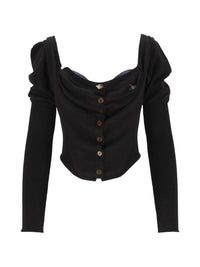 Vivienne Westwood Women Knitted Cardigan Corset Bea