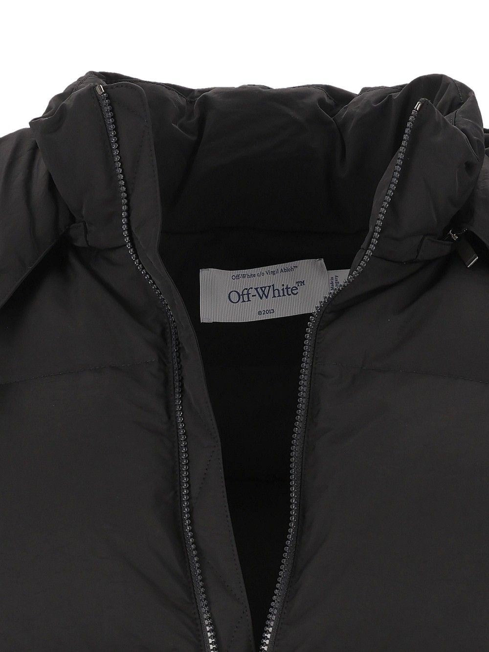 Off-White Men Down Jacket With Hood