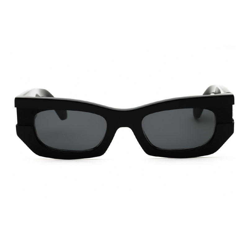 Off-White Sunglasses Cat Eye Full Rim, Grey Frame and Burgundy Lens OERI147BELLEVILLE0928