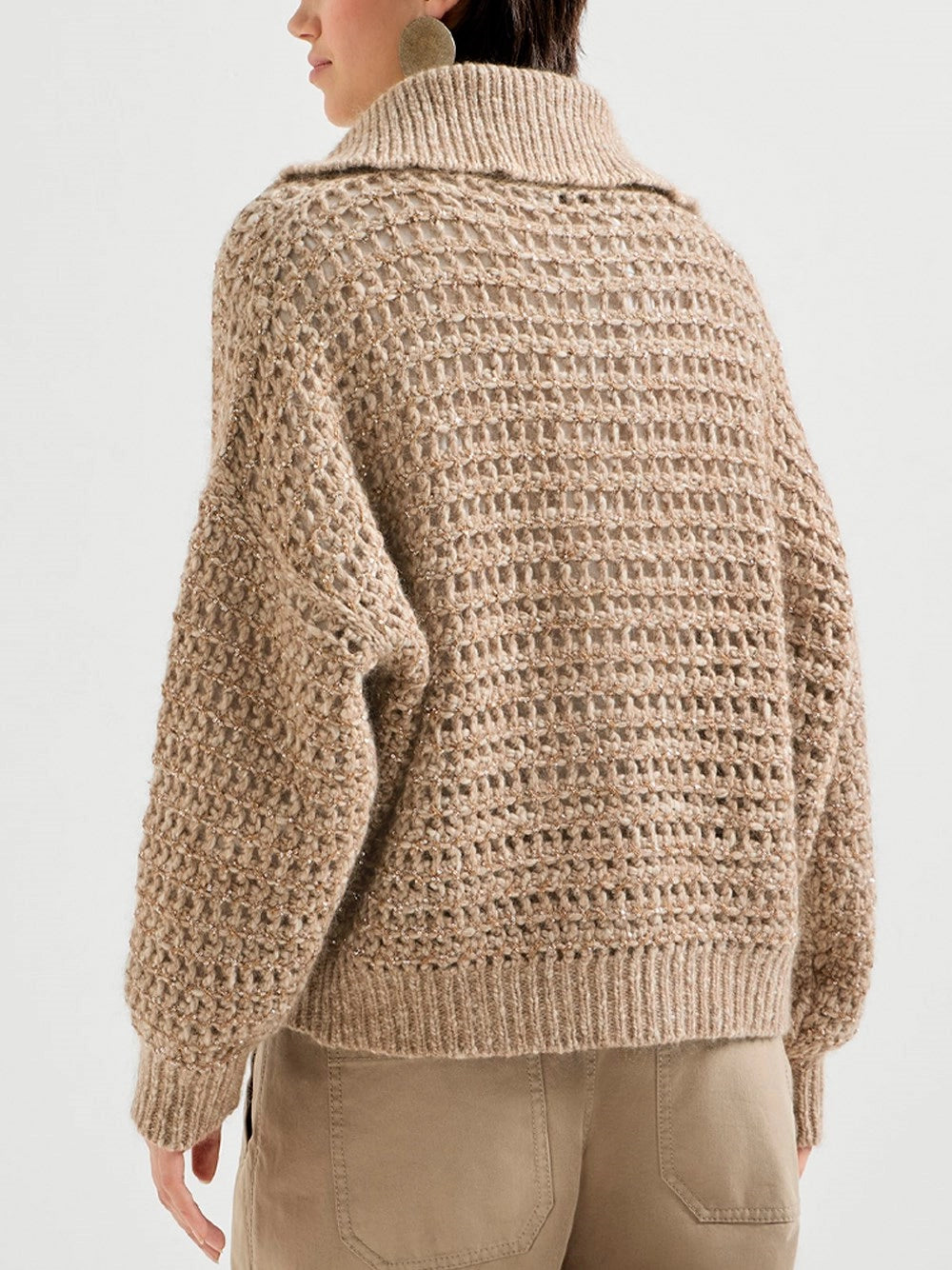 Brunello cucinelli Brunello Cucinelli Women Dazzling Net Cardigan