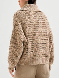 Brunello cucinelli Brunello Cucinelli Women Dazzling Net Cardigan