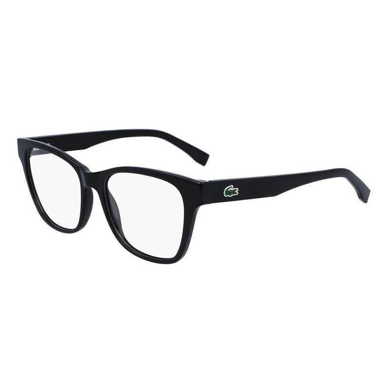 Lacoste Eyeglasses Square Full Rim, Brown Frame and Clear Demo Lenses Lens L2920200