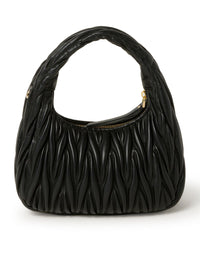 Miu Miu Miu Miu Women Wander Hobo Bag In Quilted Nappa